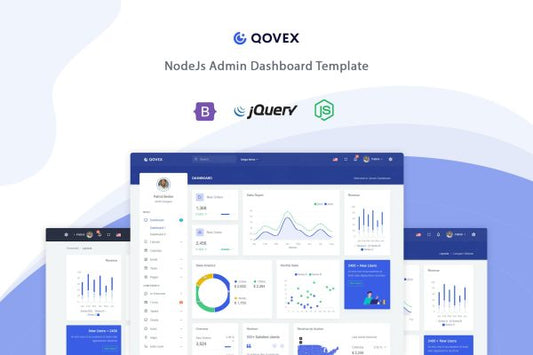 Qovex – Nodejs Admin & Dashboard Template Qovex is a fully featured, multi-purpose admin template built with Bootstrap 5, HTML5, CSS and Node