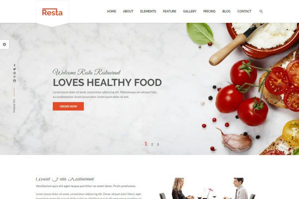 Resta – Restaurant HTML Template Resta is a premium restaurant template is designed for anyone in the restaurant or hospitality.