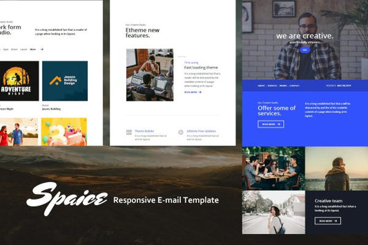 Spaice Mail – Responsive E-mail Template