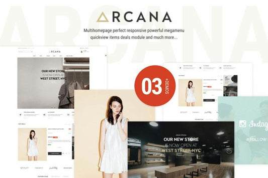 ST Arcana - Responsive Shopify Theme Shopify Theme Sections, Multiple layout header, footer, content