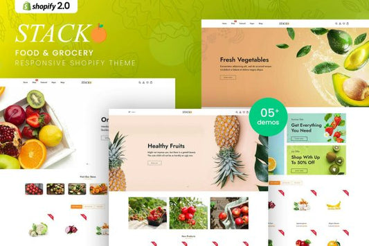 Stacko - Organic Food & Grocery Shopify Theme Organic Food & Grocery Responsive Shopify Theme