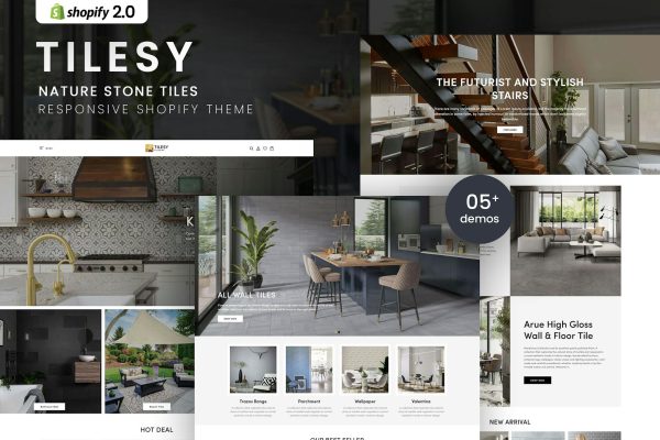 Tilesy - Nature Stone Tiles Shopify Theme Nature Stone Tiles Responsive Shopify Theme