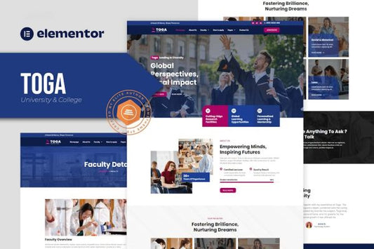 Toga – University & College Elementor Pro Template Kit