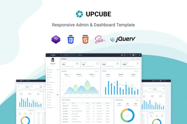 Upcube – Bootstrap Admin & Dashboard Template Upcube is a bootstrap 5.1.3 based fully responsive admin template.
