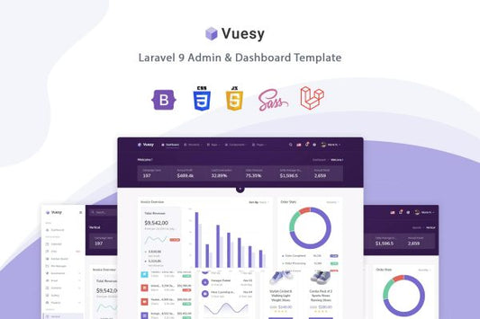 Vuesy – Laravel 9 Admin & Dashboard Template Vuesy is a Laravel 9 with Bootstrap 5.1.3 based fully responsive admin dashboard template