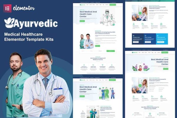 Ayurvedic – Medical Healthcare Elementor Template Kits