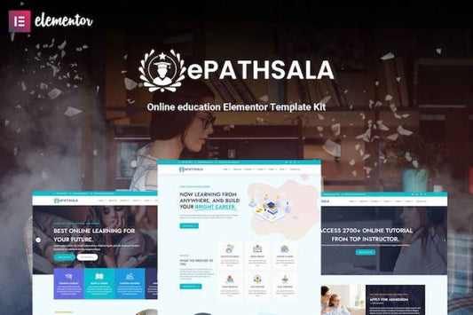 ePathsala – Online Education Elementor Template Kit