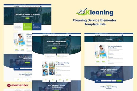 Kleaning – Cleaning Service Elementor Template Kits