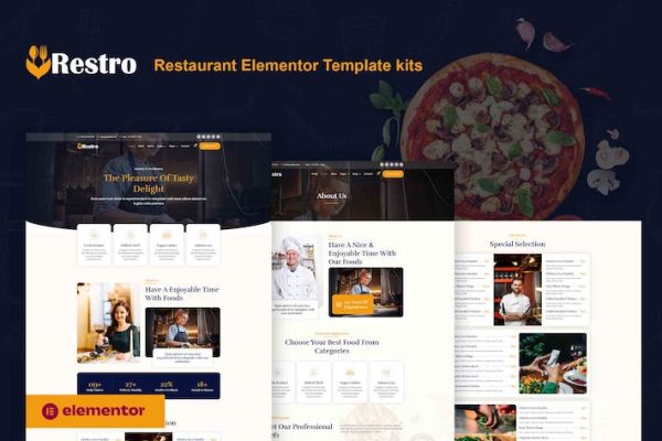 Restro – Restaurant Elementor Pro Template Kit