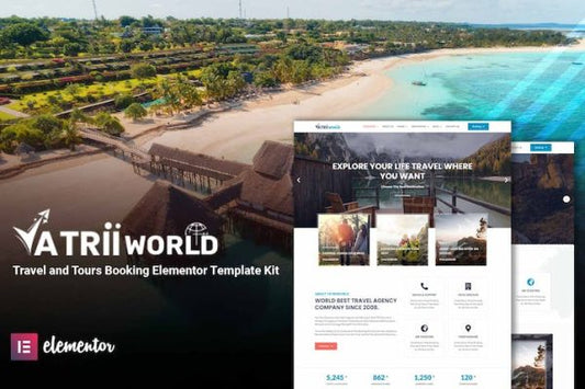 Yatriiworld ? Travel & Tours Booking Elementor Template Kit