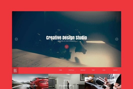86Studio – Multi-Skin One Page HTML Template Single Page Template