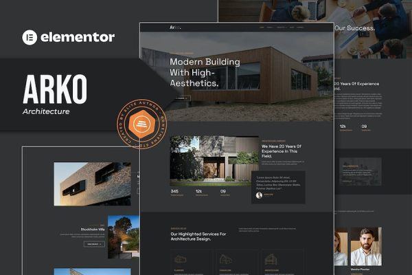 Arko – Architecture Elementor Template Kit