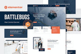 BattleBugs – Pest Control Service Elementor Template Kit