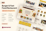 BigBurger – Burger & Fast Food Restaurant Elementor Template Kit