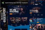 Bigesport – Esport & Gaming Team Elementor Template Kit
