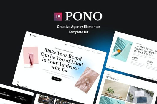 Pono – Creative Agency Elementor Template Kit