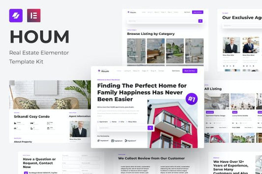 Houm – Real Estate Elementor Template Kit