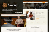 Ometry – Psychology Therapy & Counseling Elementor Template Kit