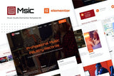 Msic – Music Studio Elementor Template Kit