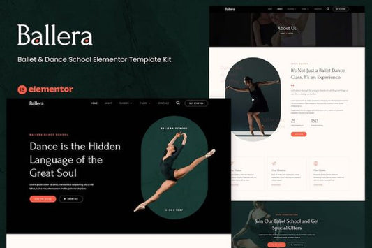 Ballera – Ballet & Dance School Elementor Template Kit
