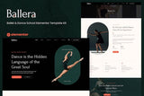 Ballera – Ballet & Dance School Elementor Template Kit