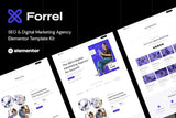 Forrel – SEO & Digital Marketing Agency Elementor Template Kit