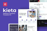 Kieta – App & Software Agency Elementor Template Kit