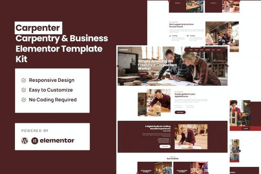 Carpenter – Business Elementor Pro Template Kit