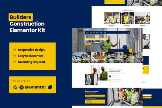 Builders – Construction Elementor Pro Template Kit