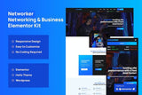 Networker – Business Services & Hosting Services Elementor Template Kit