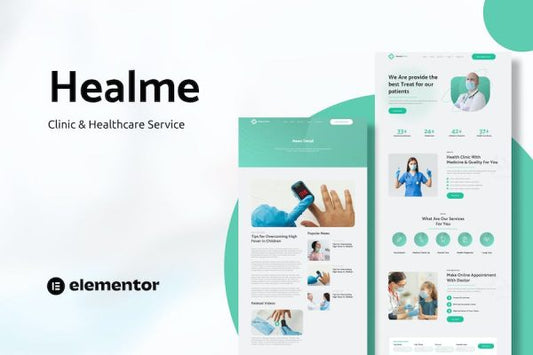 Healme – Clinic & Healthcare Service Elementor Template Kits