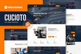 Cucioto – Car Wash Services Elementor Template Kit