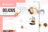 Delicius – Restaurant Elementor Template Kit