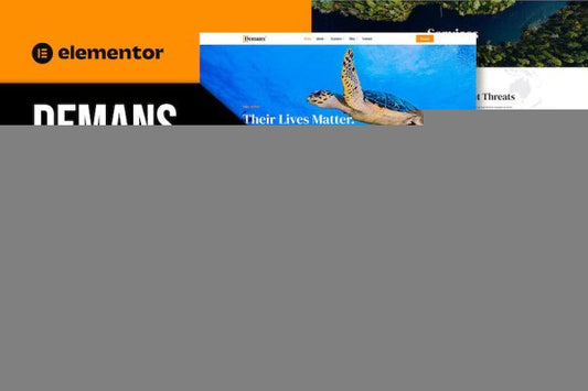 Demans – Petitions & Social Activism Elementor Pro Template Kit