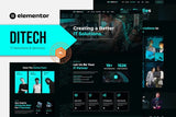 Ditech – IT Solutions & Services Company Elementor Template Kit