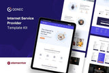 Qonec – Broadband & Internet Service Provider Template Kit