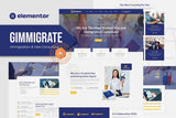 Gimmigrate – Immigration & Visa Consulting Elementor Template Kit