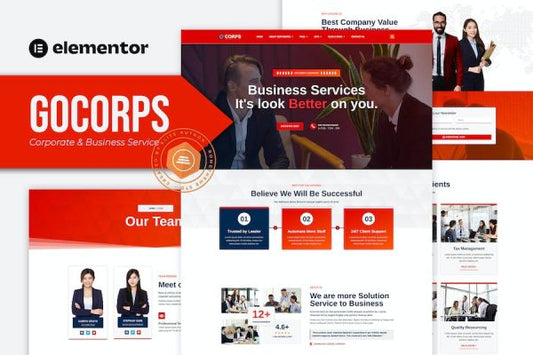 Gocorps – Corporate & Business Service Elementor Kit