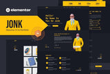 Jonk – Resume CV & Portfolio Elementor Template Kit