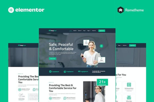Kangkunci – Locksmith & Security System Elementor Pro Full Site Template Kit