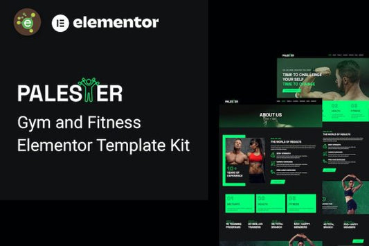 Palester – Gym & Fitness Elementor Template Kit