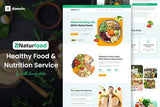 Naturfood – Healthy Food & Nutrition Specialist Elementor Template Kit