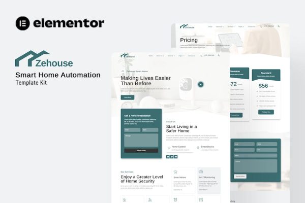 Zehouse – Smarthome Automation Elementor Template Kit