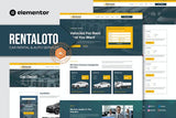Rentaloto – Car Rental & Auto Services Elementor Template Kit
