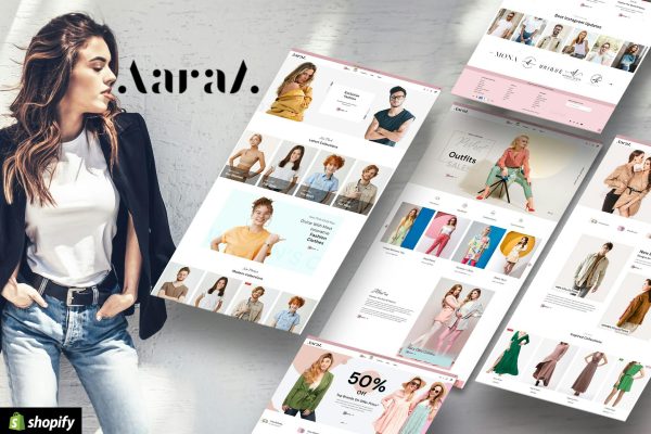 Aaraa - Multipurpose Shopify OS 2.0 Theme Best Selling Online Fashion Shop Design. Unique Demos. Drag & Drop Page Builder. Power Elite Support