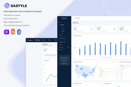 Admin Template – Dastyle Admin & Dashboard Template