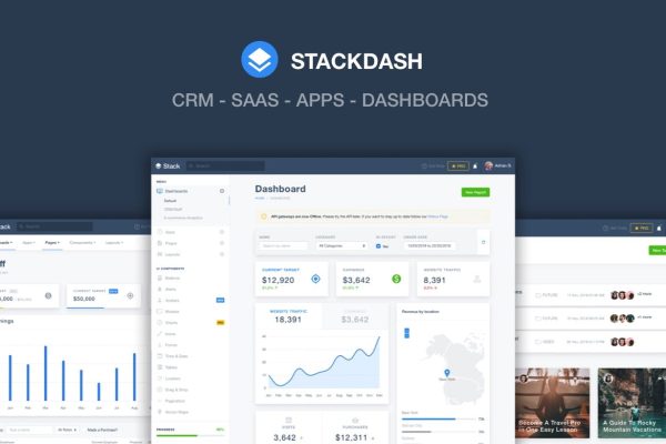 Admin Templates Admin Dashboard Theme with multiple apps, dashboards & pages built various html components