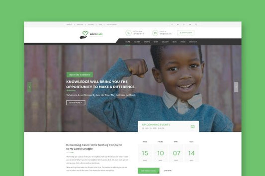 Aideo – Non-Profil Charity HTML Template Charity – NonProfit HTML Template