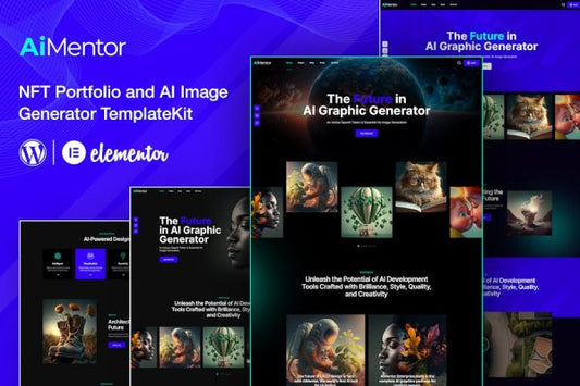 AiMentor – AI Image Generator Website Elementor Template Kit