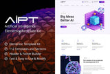 AiPT – Artificial Intelligence Company Elementor Template Kit